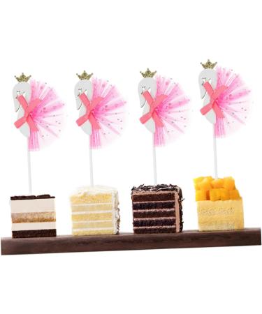 ibasenice Christmas Decor 6pcs Cake Toppers Food Decor De Bautizo Para Ni o Cake Decorations Wedding Party Christmas Food Picks Sticks Holidays Cupcake Picks Animal Gauze Skirt Beautiful - Buy Online on SooperMarket.com
