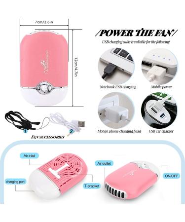 Professional Lash Extension Kit - USB Eyelash Fan Strong Glue 0.07D Curl 8-15mm Sizes - Perfect for Beginners | Pink B - Buy Online on SooperMarket.com