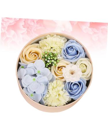 FRCOLOR 2 Pcs Soap Flower Gift Rose Soap Flowers Natural Bar Soap Natural Preserved Rose Soap Romantic Gift Rose Essential Oil Soap Rose Flower Petals Bar Soap Natural Flower Box Christmas - Buy Online on SooperMarket.com