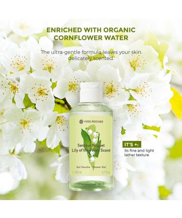 Yves Rocher Lily of the Valley Scent Shower Gel - Luxurious Floral Fragrance for Refreshing Showers | International Shipping Available - Buy Online on SooperMarket.com