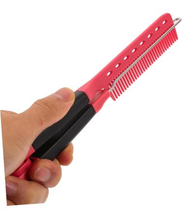 Angoily Folding Styling Comb - Smooth Straightener Hair Tool & Salon Wisking Comb for Women | Multipurpose Alloy Design | 23.5X3X2CM - Ideal for Shower & Everyday Use - Buy Online on SooperMarket.com