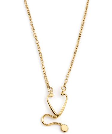 Stainless Steel Stethoscope Necklace | Unique Nurse & Doctor Jewelry | Perfect Gift for Healthcare Professionals - Buy Online on SooperMarket.com