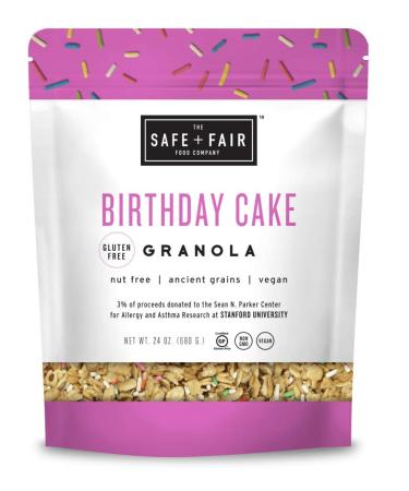 Safe and Fair Birthday Cake Granola 24 Ounce