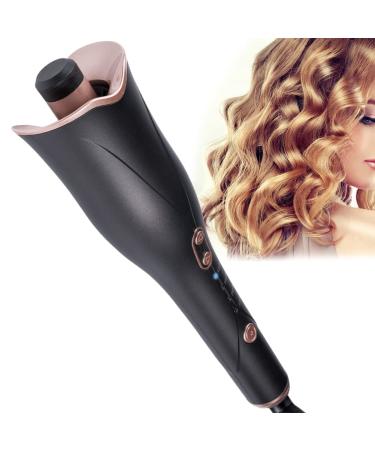Upgrade Automatic Hair Curler,BEJARM Rotating Curling Iron with 1" Large Barrel Ideal for Mid Length to Longer Hair, Auto Curling Wand with Anti-Scald