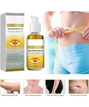 Collagen Fibrillar Oil Compact Body Oil Skin Lifting Body Oil Beauty Women Collagen Lifting Body Oil Collagen Oil For Skin Tightening Body Treatment Oil Natural Body Oil 50 ml - Buy Online on SooperMarket.com