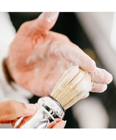 Proraso Green Line Shaving Brush - Natural Bristle Chrome-Plated Handle Pack of 4 | International Shipping Available - Buy Online on SooperMarket.com