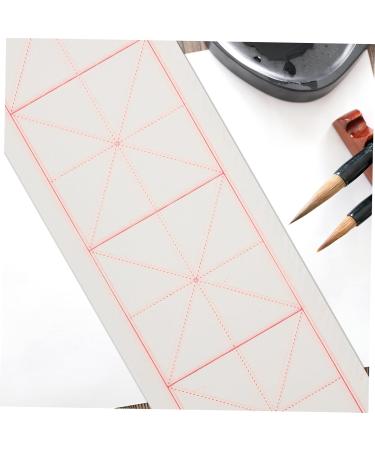 Gadpiparty Rice Sumi Paper 200 sheets Chinese Japanese Grids Grid Crafts Supplies Rice Art for Writing Sumi with Xuan Practice White 1 count (Pack of 1) - Buy Online on SooperMarket.com