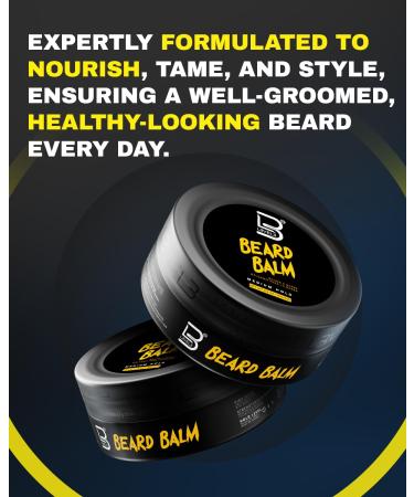 L3 Level 3 Beard Balm - Premium Leave-In Conditioner & Deep Massage Softener for Men - Ultimate Beard Care for a Soft Healthy Beard - Buy Online on SooperMarket.com
