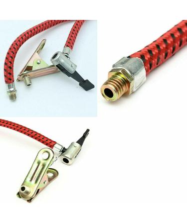 Portable 20-Inch Bicycle Tire Pump Hose with Adapter - Car & Bike Tire Inflator Replacement Tool - Buy Online on SooperMarket.com