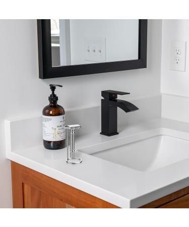 Linkidea 2-Pack Stainless Steel Razor & Brush Holder Stand - Deluxe Non-Slip Base - Buy Online on SooperMarket.com