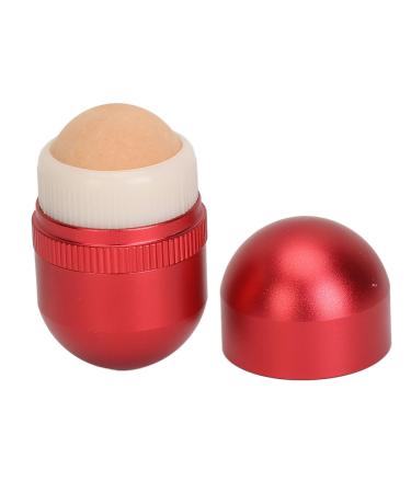Egg Shape Volcanic Face Roller Reusable Aluminum Alloy Shell Oil Absorbing Volcanic Facial Roller