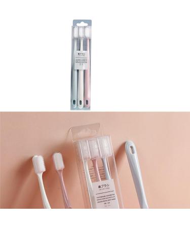 Eco-Friendly Ultrafine Soft Bristle Toothbrush Set for Adults & Children - Travel Size Oral Hygiene - Buy Online on SooperMarket.com