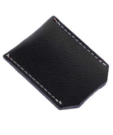 Beavorty razor case Razor protective cover travel razor cover made of leather shaving head protection suitable for all common safety razor carrier bag for razors