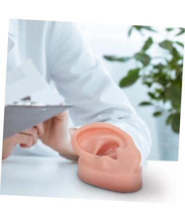 FOMIYES Silicone Human Ear Model for Piercing Teaching Display - Coffee 6.5x3.5cm - Buy Online on SooperMarket.com