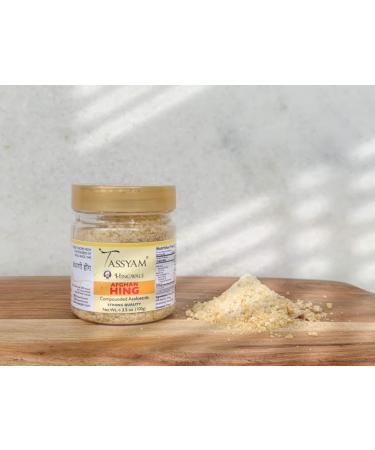 Tassyam Hingwale Asafetida 3.5 oz (100g) - Afghan Hing, Hand-Pounded, Natural Onion Garlic Substitute - Buy Online on SooperMarket.com
