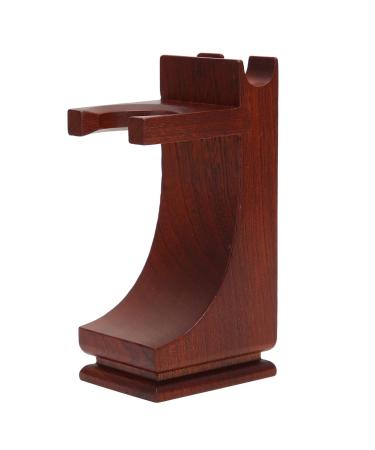 Akozon Wooden Razor Drainer Rack Small Razor Storage Rack for Bathroom