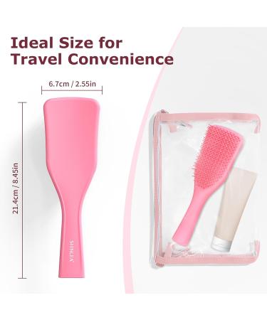Shinlea Hairbrush - Degrade-Free Styling Brush for Wet & Dry Hair | Reduces Breakage & Eliminates Knots | Perfect for All Hair Types | Pink - Buy Online on SooperMarket.com