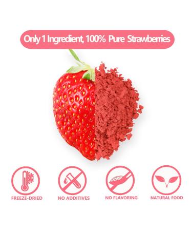 High Quality Dried Strawberry Powder 0.5kg | 100% Natural No Additives | Perfect for Baking | International Shipping Available - Buy Online on SooperMarket.com