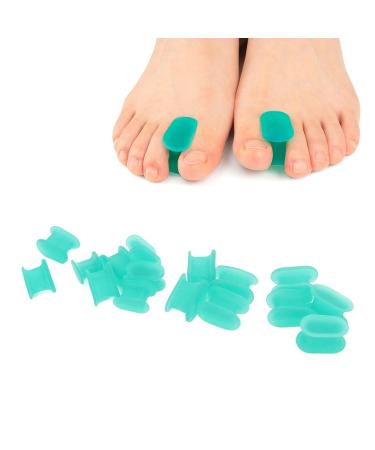 Soft Silicone Toe Separator Spacers for Bunions - Men and Women - Skin Friendly - Correct Overlapping Toes - Sports Activities - Buy Online on SooperMarket.com