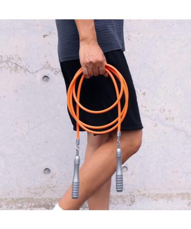 Hererope 1LB Weighted Jump Rope for Women & Men - Adjustable & Durable - Fitness & High-Intensity Workouts - Crossfit & Boxing - 8'6 M - Orange - Buy Online on SooperMarket.com