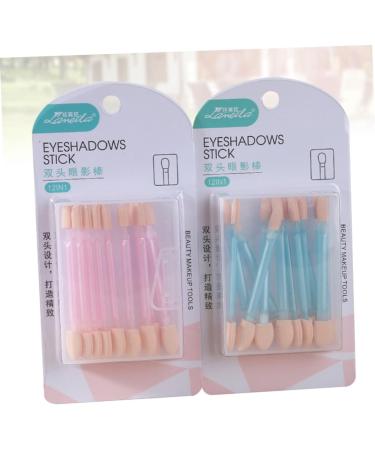 Baluue 24pcs Makeup Eyeshadow Brush Makeup Eye Sponge Cosmetic Eyeshadow Sponge Foam Eyeshadow Brush - Buy Online on SooperMarket.com