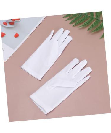 10 Pairs Womens Glives Protective Working Work Sun Guantes para De Mujer Industrial Miss White Elastic - Buy Online on SooperMarket.com