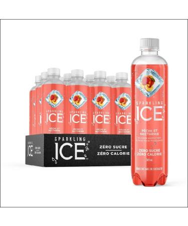 Sparkling Ice Peach Nectarine Flavoured Sparkling Water with Zero Sugar and Zero Calories 503 ml (Pack of 12) Peach Nectarine (Classic) 503 ml (Pack of 12) - Buy Online on SooperMarket.com