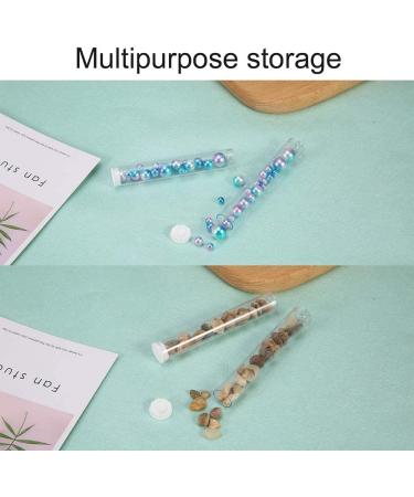 SKMZ Clear PVC Tube Packaging with Caps 0.5ML 1ML Empty Cartridges - Bead Craft Supply Storage (100PACK) - Buy Online on SooperMarket.com