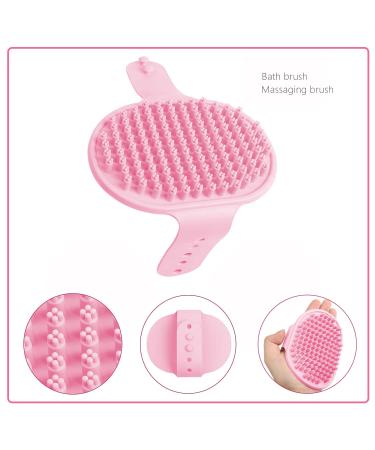 Crafterlife Small Animal Pet Grooming Kit - Shedding Slicker Brush, Massage Glove, Comb, Nail Clipper Trimmer - for Rabbit, Puppy, Kitten, Guinea Pig, Hamster, Ferret (Pink) - Buy Online on SooperMarket.com