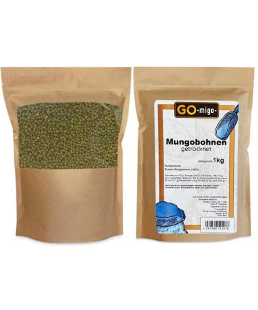 Buy Mung Beans 1kg - High Quality Organic Legumes by Gomigo | International Shipping Available - Buy Online on SooperMarket.com