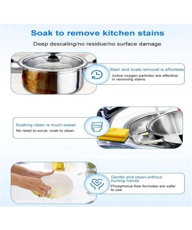 Foam Rust Remover Multi-Purpose Foam Cleaner Rust Remover Kitchen General Cleaning Powder Rust Removal and Polishinglasting Shiny 1 PCS - Buy Online on SooperMarket.com