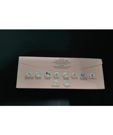 Ebanku 20pcs UV Gel Nail Film - Nude Pink Self-Adhesive Nail Stickers & Foil with Nail File for Women & Girls - Perfect for Nail Decoration - Buy Online on SooperMarket.com