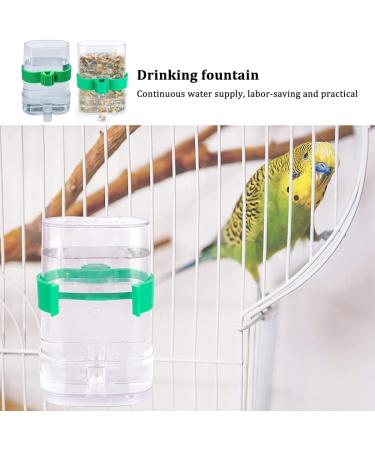 Water Feeders for Birds Liwein 4 Pack Bird Water Dispenser Automatic Bird Feeder Food Dispenser Pet Feeder Water Cup for Parrots Budgie Cockatiel - Buy Online on SooperMarket.com