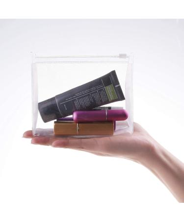 8pcs Mini PVC Cosmetic Organizer Bags with Zipper Closure - Travel & Bathroom Makeup Bag Set - Buy Online on SooperMarket.com
