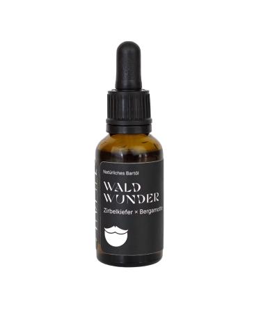 Barteitzeug Beard Oil Waldwunder - 100% Natural Zirbelkief & Bergamot - 30ml - Soothes Itching & Softens Beard - International Shipping Available - Buy Online on SooperMarket.com