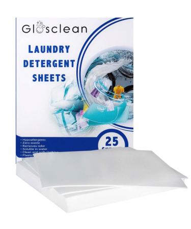 Laundry Detergent Sheets - 50 Strips (25 Sheets) | Earth Friendly Fresh Scent Plastic Free Travel Laundry Soap