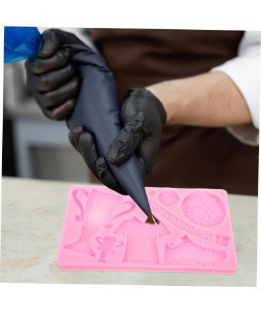 STOBOK Silicone Baking Mold Sports Shoes Sports Ball Theme Mold Soft Cake Mold Supple Fondant molds Chewing Gum Trophy aldult Decorate Football kit Chocolate Adult molds - Buy Online on SooperMarket.com