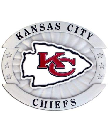 Siskiyou Sports mens Oversized sports fan buckles, Kansas City Chiefs