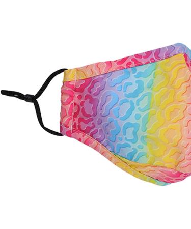 Washable Reusable 3 Layers Cotton Cloth Face Mask - Colorful Cloudy Design One Size Fits Most | International Shipping Available - Buy Online on SooperMarket.com
