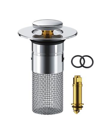 Effective Hair Filter & Quick Drainer ABS Sink Plug Drain Drain Plug Sink With Hair Strainer Popup Drainer Sink Plug & Drain