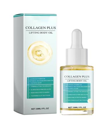 Coll-agen Fibrillar Oil Lifting Body Oil Fast Absorbing Dry Skin Moisturizer Body Oil For Women Coll-agen Body Lotion Body Treatments Oil Nourishing Hydration Oil For Neck Decollete Upper Arms