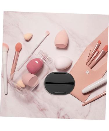 Gogogmee 1set Powder Puff Storage Box Miss Beauty Egg Small Black 20X4.8CM - Buy Online on SooperMarket.com
