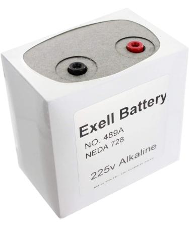 Buy 6pc Exell 489A Alkaline 225V Battery NEDA 728 Non Rechargeable - Fast International Shipping - Buy Online on SooperMarket.com