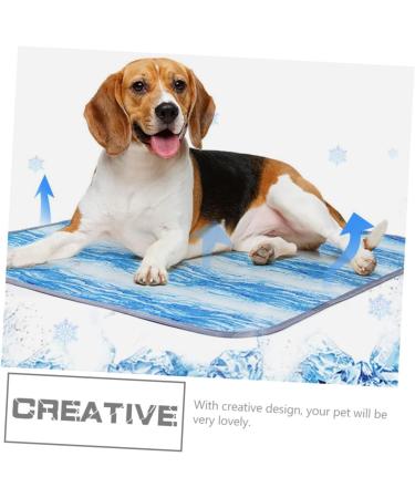 Balacoo Pet Mat Dog Mat Dog Cot Dog Bed Breathable Cooling Pad Wear-Resistant Cooling Mat Puppy The Dog S Sky-blue - Buy Online on SooperMarket.com