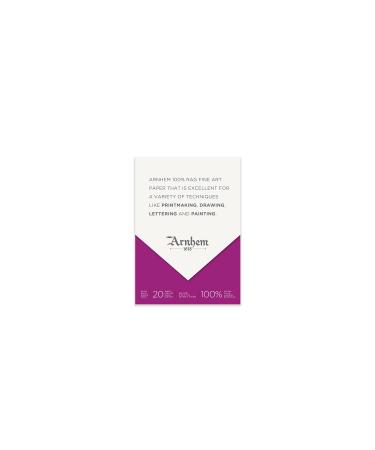 Speedball Arnhem 1618 Printmaking Paper Pad  5 x 7  White