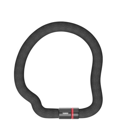 Abus chain lock Goose Lock - flexible rattling -free bicycle lock made of hardened steel - 6 mm thick - with key black 110 cm single