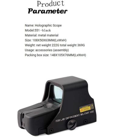 Replica Metal Holographic Red/Green Dot Sight Scope - Bright and Durable - Buy Online on SooperMarket.com