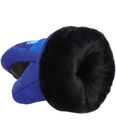 FAYHIJUN Waterproof Kids Mittens - Thermal Fleece Lined PU Palm Gloves for Boys Girls Age 7-9 - Ideal for Skiing, Snowboarding, Cycling - Blue - Buy Online on SooperMarket.com