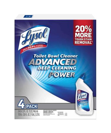 Advanced Deep Cleaning Toilet Bowl Cleaner (4) 32 Fl Oz (Pack of 4)