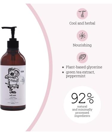Yope Natural Hand Wash Tea and Mint 500ml - Refreshing Cleanliness - Buy Online on SooperMarket.com